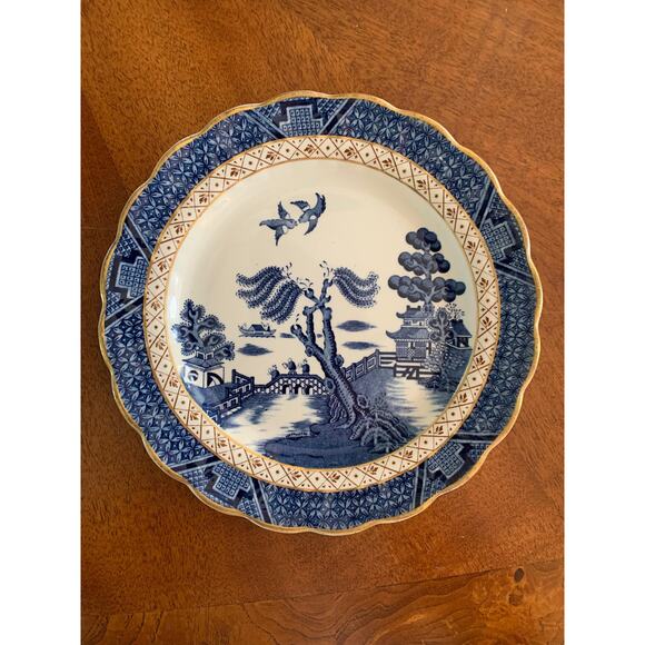 Booths England Real Old Willow Gold Trim 16-Piece Set - Picture 1 of 6